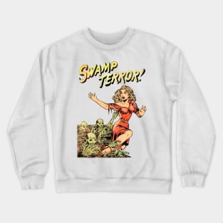 Hermosa Mujer Pantano Terror Comic Halloween Crewneck Sweatshirt